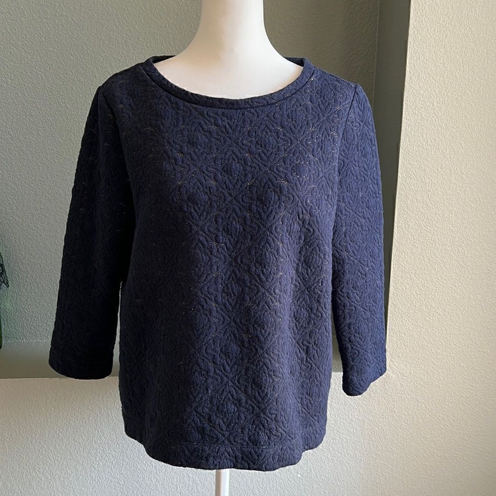 Ann Taylor Loft Quilted Sweater